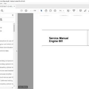 Mercedes-Benz OM601 Diesel Engine Service Manual 6510 1921 13 PDF
