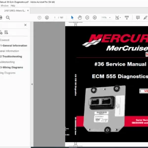 Mercury MerCruiser Service Manual - PDF DOWNLOAD