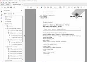 Mettler Toledo PM4600 DeltaRange Balance Service Manual - PDF