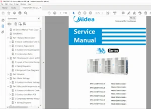 Midea V6 Series VRF Service Manual PDF DOWNLOAD