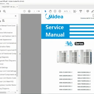 Midea V6 Series VRF Service Manual PDF DOWNLOAD