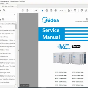Midea VC Pro VRF System Service Manual – Installation, Wiring & Troubleshooting PDF