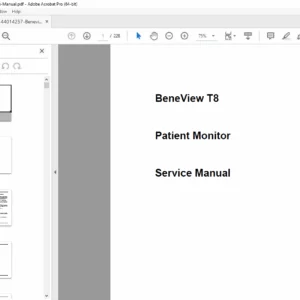 Mindray BeneView T8 Patient Monitor – Service Manual PDF