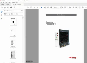 Mindray Datascope Passport V Service Manual - Repair, Calibration & Parts