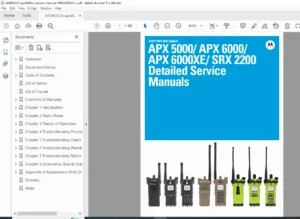 Motorola APX 6000XE Detailed Service Manual 2012 - PDF DOWNLOAD