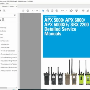 Motorola APX 6000XE Detailed Service Manual 2012 - PDF DOWNLOAD
