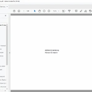 Motorola Horizon II Macro Service Manual PDF