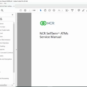 NCR SelfServ™ ATM Series – Complete Service Manual PDF
