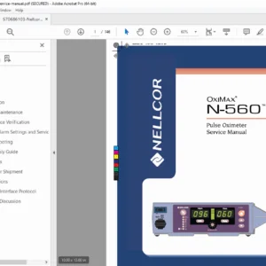 Nellcor N-560 Pulse Oximeter Service Manual – Technical Repair PDF