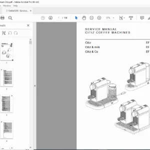 Nespresso Citiz Service Manual PDF (Krups, DeLonghi, Magimix)