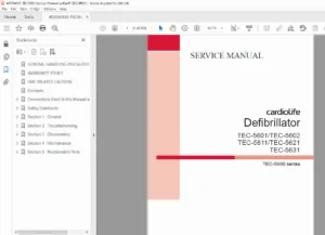 Nihon Kohden TEC-5600 Series Defibrillator – Service Manual PDF
