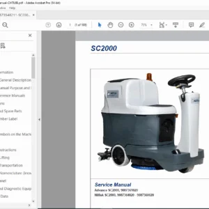 Nilfisk Advance SC2000 Service Manual PDF DOWNLOAD