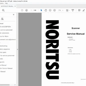 Noritsu HS-1800 / LS-600 / LS-1100 Scanner Service Manual – EZ Controller Edition PDF