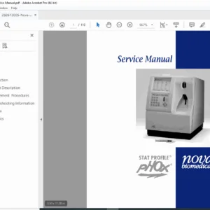 Nova Stat Profile pHOx Service Manual PDF (2005 Rev. B)