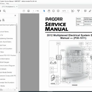 PACCAR NAMUX 4 Multiplexed Electrical System Service Manual (2012) - PDF