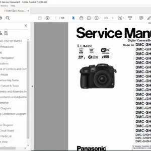 Panasonic Lumix DMC-GH3 Service Manual (DSC1211041CE) PDF