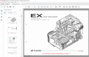 Pegasus EX Series Overlock & Safety Stitch Sewing Machine Service Manual - PDF