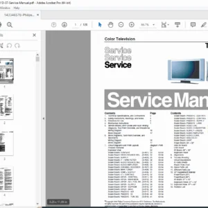 Philips 32MF231D/37 LCD TV Service Manual PDF