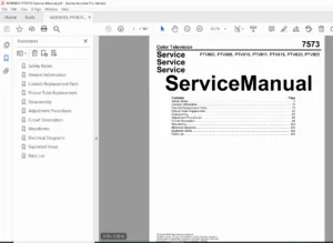Philips/Magnavox PTV810 Series Rear-Projection TV Service Manual (PDF)