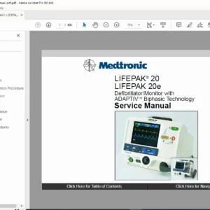 Physio-Control LIFEPAK 20 / 20e Defibrillator Service Manual PDF