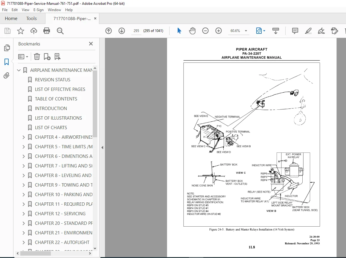 Piper PA-34-220T Seneca III & IV Service Manual PDF (761-751) - Image 3