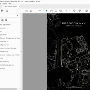 Poseidon Discovery MKVI & Se7en v2.4 Rebreather Service Manual PDF