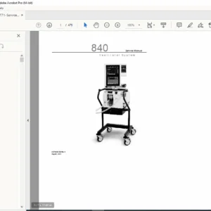 Puritan Bennett 840 Ventilator System – Complete Service Manual (2003 Edition) PDF