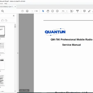 QM-790 Professional Mobile Radio Service Manual (V03 PDF)