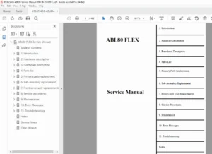 Radiometer ABL80 FLEX Service Manual – Edition 8 (Code 990-736) - PDF
