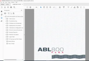 Radiometer ABL800 FLEX Blood Gas Analyzer – Complete Service Manual PDF (2004 Edition)