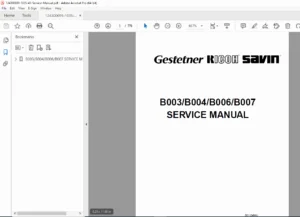 Ricoh Aficio 1035 / 1045 Service Manual PDF (B003/B004/B006/B007)
