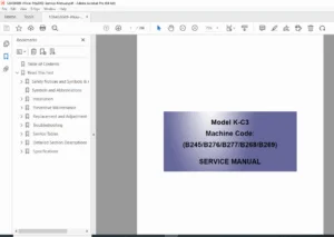 Ricoh Aficio MP2000 Service & Repair Manual – PDF Download