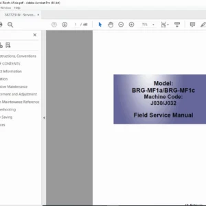 Ricoh Aficio SG 3100SNw / SG 3110SFNw Service Manual – PDF Download