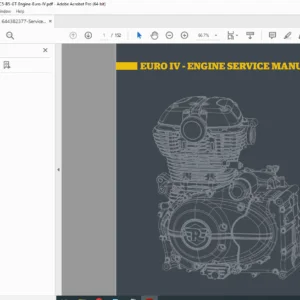 Royal Enfield Euro IV Engine Service Manual PDF DOWNLOAD