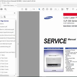 Samsung CLP-300 Series Service Manual - PDF DOWNLOAD
