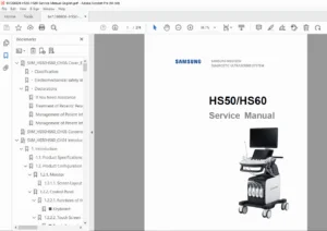 Samsung HS50 / HS60 Ultrasound System Service Manual (PDF) DOWNLOAD