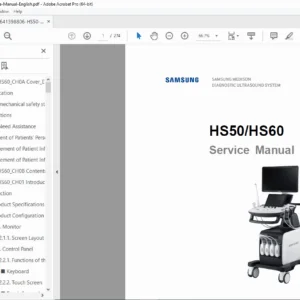 Samsung HS50 / HS60 Ultrasound System Service Manual (PDF) DOWNLOAD