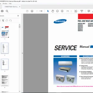 Samsung MH080FXCA4A Free Joint Multi Service Manual - PDF