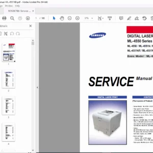 Samsung ML-4551ND Laser Printer Service Manual Repair Guide PDF