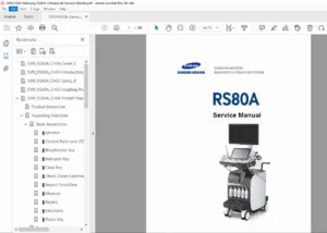 Samsung RS80A Ultrasound System – Service Manual Summary PDF