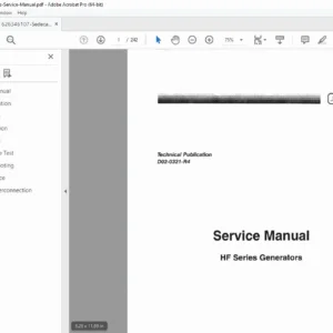 Sedecal HF Series X-ray Generator Service Manual - Schematics, Repair PDF