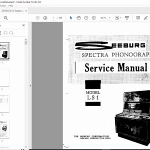 Seeburg LS1 Select-O-Matic Phonograph Service Manual PDF