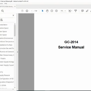 Shimadzu GC-2014 Service Manual - PDF  DOWNLOAD
