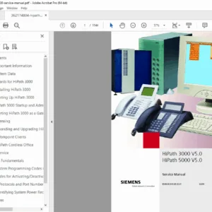 Siemens HiPath 3000 / HiPath 5000 V5.0 Service Manual – PDF Download
