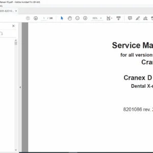Soredex Cranex D Ceph Service Manual PDF Dental X-Ray Unit Panoramic Digital  PDF