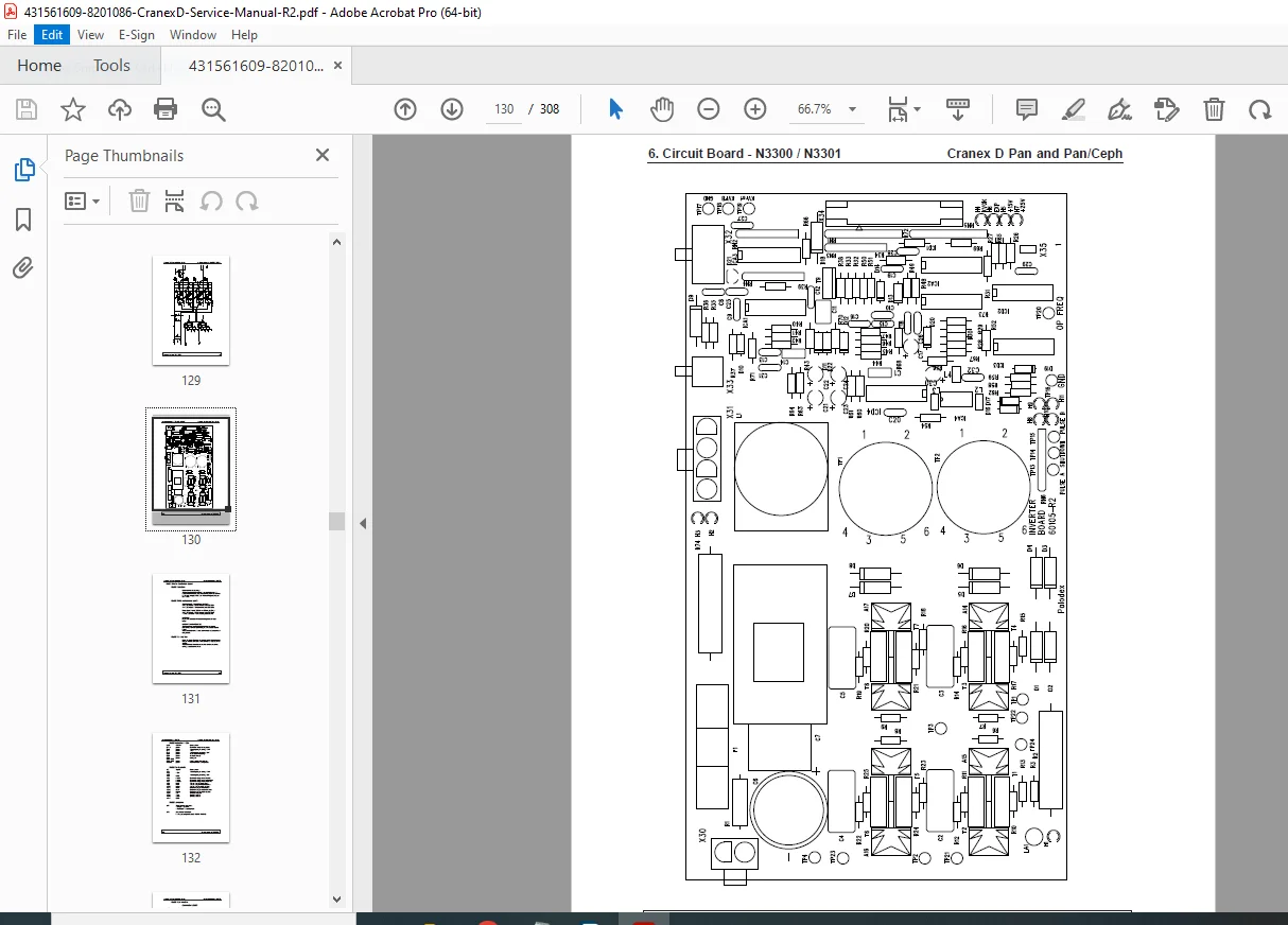 Soredex Cranex D Ceph Service Manual PDF Dental X-Ray Unit Panoramic Digital PDF - Image 3