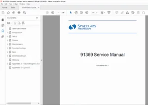 Spacelabs 91369 Ultraview SL Service Manual - PDF DOWNLOAD