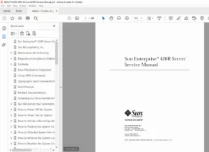 Sun Enterprise 420R Server Service Manual 1999 - PDF DOWNLOAD