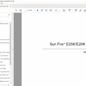 Sun Fire E25K / E20K Systems Service Manual – Complete Field Guide PDF