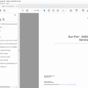 Sun Fire X4500 Server Service Manual PDF – Maintenance & Repair Guide